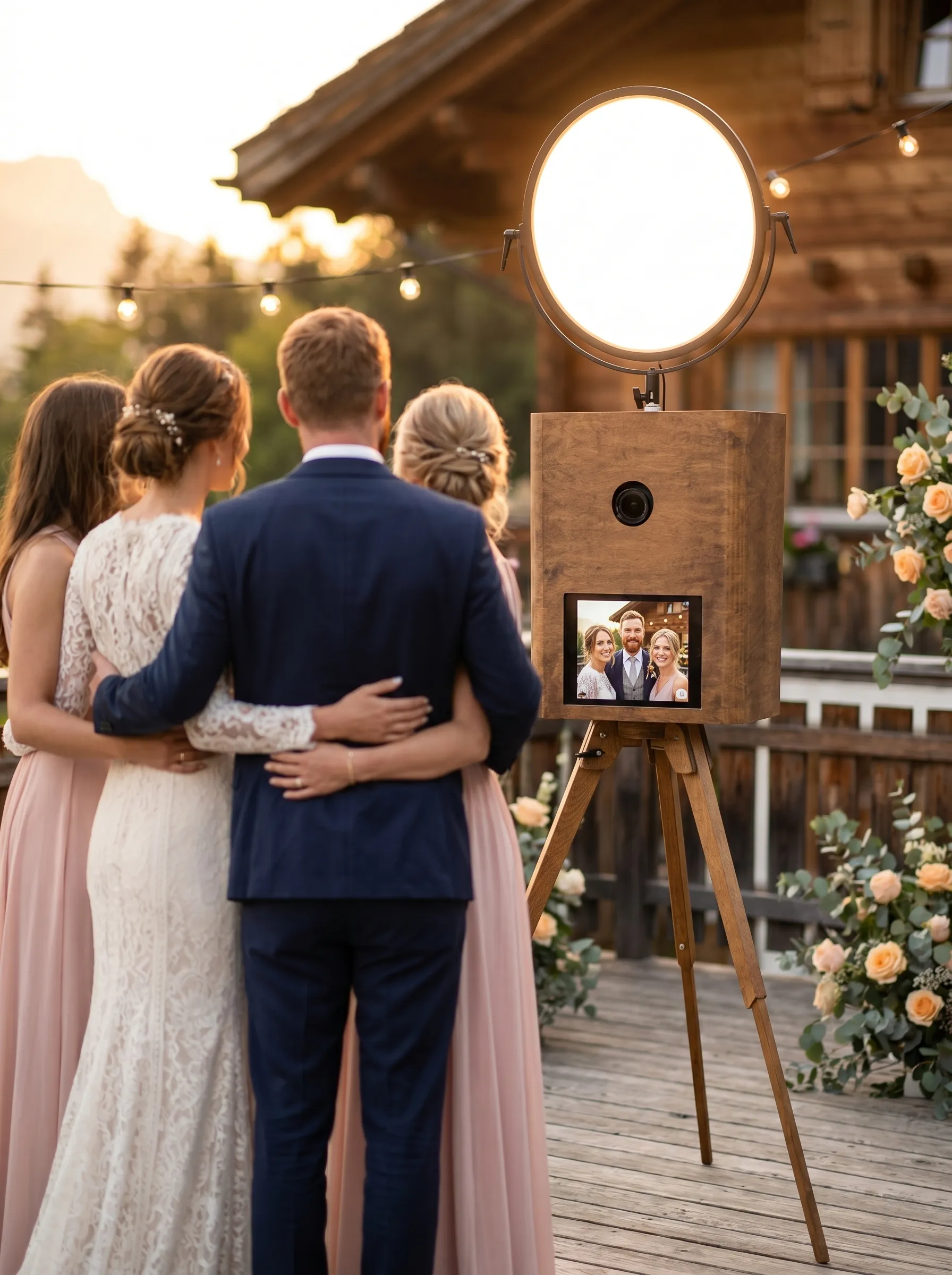 Fotobox an einer Schweizer Hochzeit